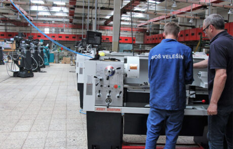 Nové vybavení na dílnách